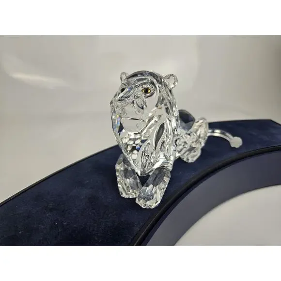 Swarovski Lion Figurine Inspiration Africa Collect Approx 5" EUC Vintage No Box - Picture 6 of 8